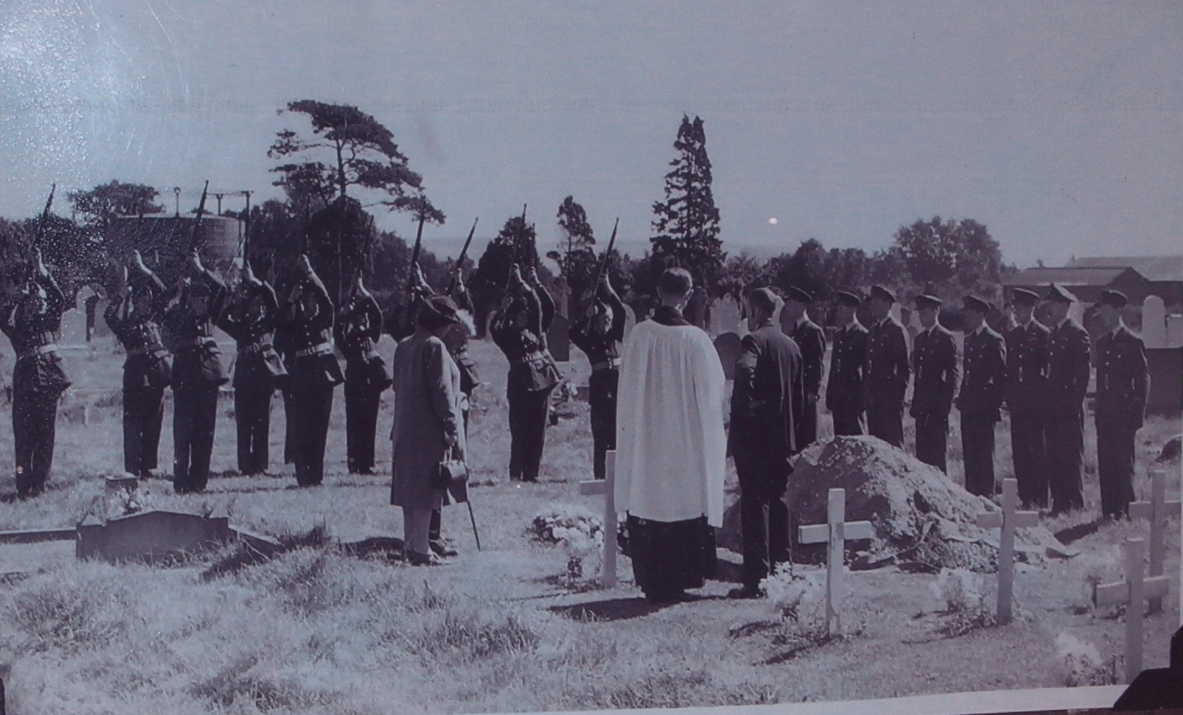 Funeral at Pocklington - 102 Ceylon Squadron