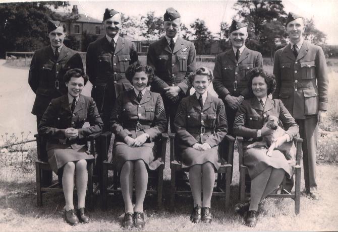 Operational Room Staff from May 1945.  - 102 Ceylon Squadron